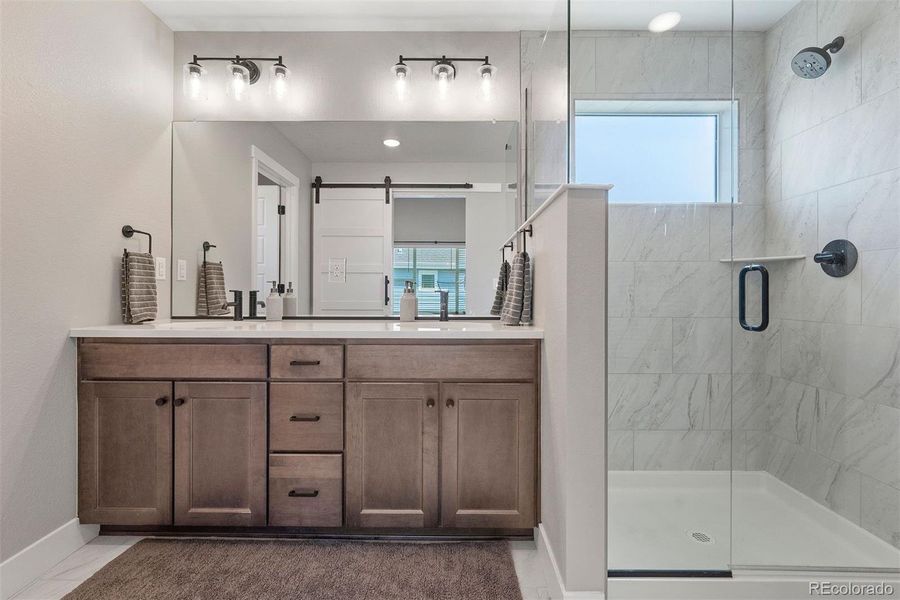 Furnished interior view inside a new home in , Denver (Image 14).