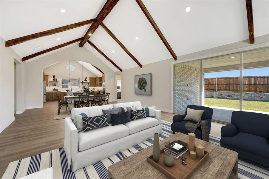 Furnished interior view inside a new home in Elevon, Lavon (Image 16).