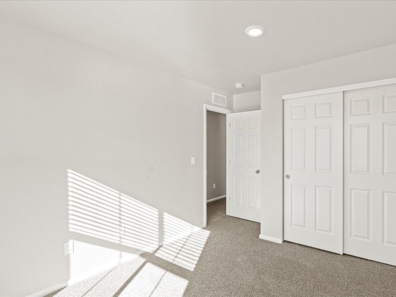 The Monarch floorplan interior image taken at a Meritage Homes community in Colorado Springs.