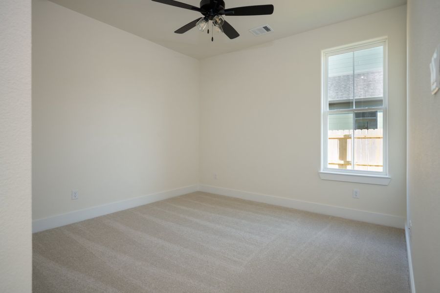 Spacious, unfurnished interior of a new home in Greens Prairie Reserve, College Station (Image 25). Spacious, unfurnished interior of a new home in Greens Prairie Reserve, College Station (Image 25).