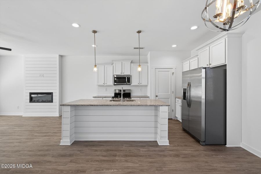 Furnished interior view inside a new home in Langston Place, Perry (Image 8).