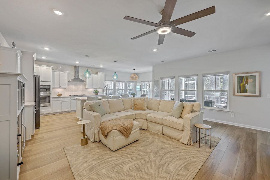 Furnished interior view inside a new home in Horizons at Summers Corner | 55+: The Legends, Summerville (Image 10).