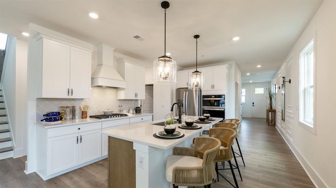 Furnished interior view inside a new home in The Village at Sandy Plains, Marietta (Image 16). Furnished interior view inside a new home in The Village at Sandy Plains, Marietta (Image 16).