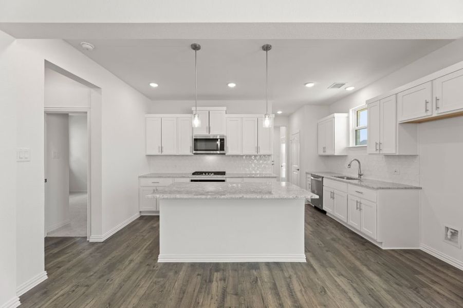 Representative furnished interior of a home built from the Chisholm by UnionMain Homes in Elevon, Lavon (Image 5).