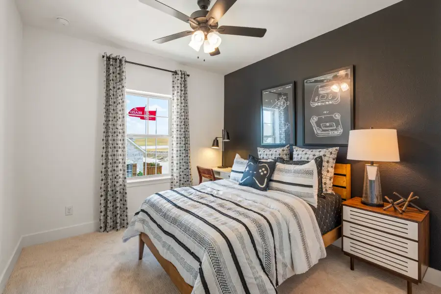 Furnished interior view inside a new home in Waterbend, Euless (Image 9).