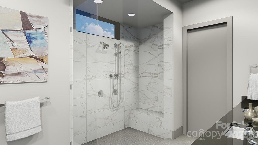 Furnished interior view inside a new home in , Asheville (Image 2).