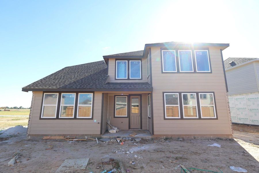 Backyard with covered patio - still under construction! Backyard with covered patio - still under construction!