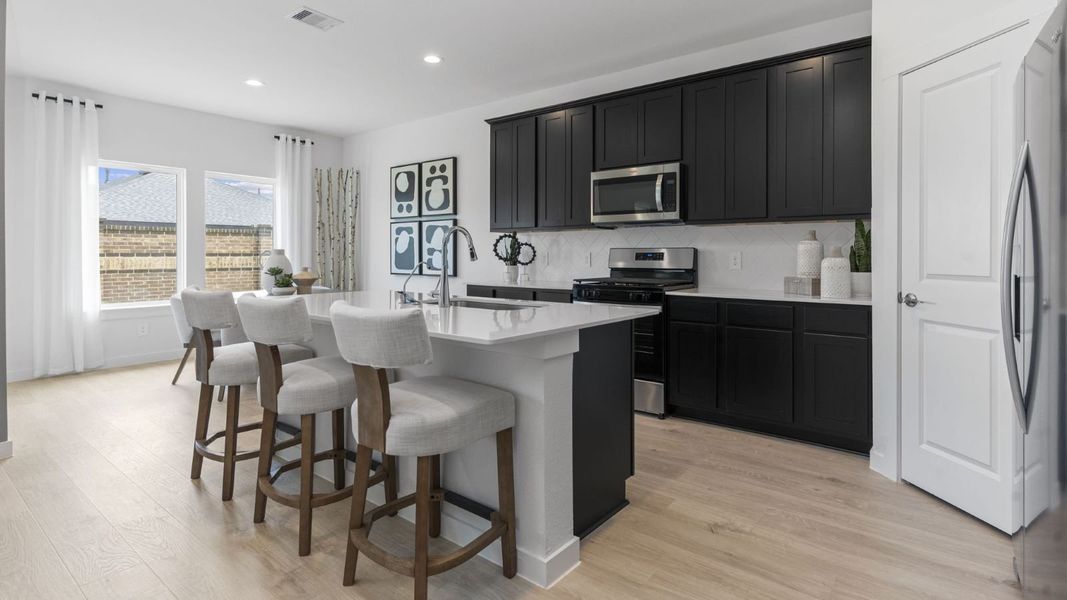 Furnished interior view inside a new home in Tamarron, Fulshear (Image 15).