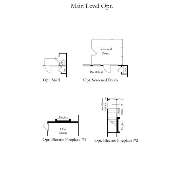 2D floor plan layout of this home in Townes at Carolina Forest, Myrtle Beach, SC (Image 3).