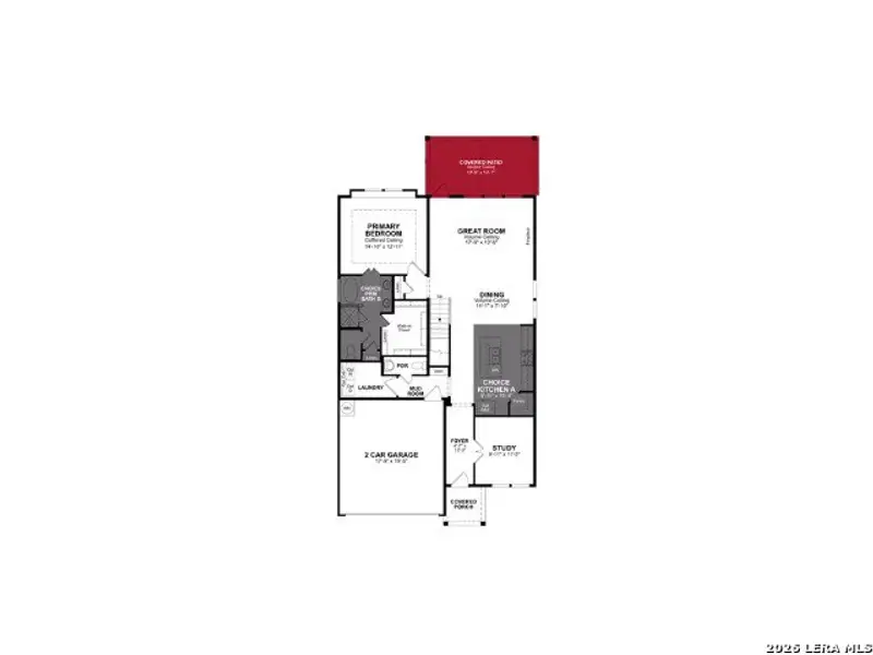 2D floor plan layout of this home in Bricewood, Helotes, TX (Image 3).