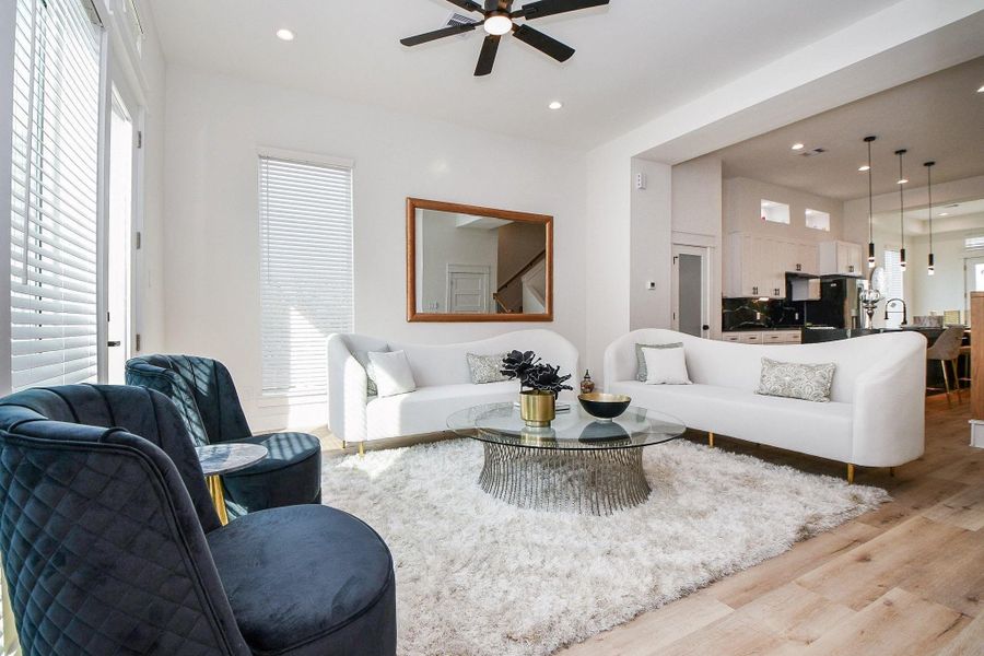 Furnished interior view inside a new home in , Houston (Image 24). Furnished interior view inside a new home in , Houston (Image 24).