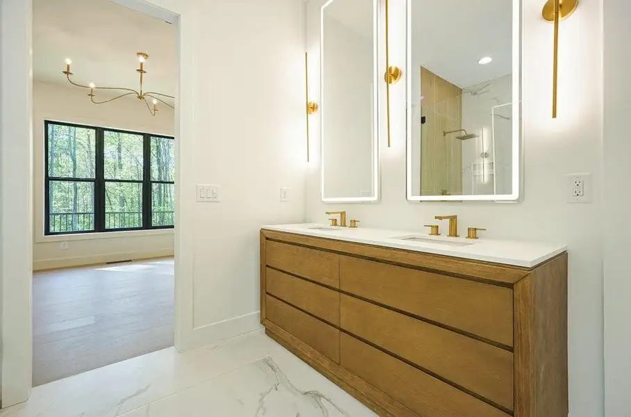 Furnished interior view inside a new home in , Canton (Image 8).