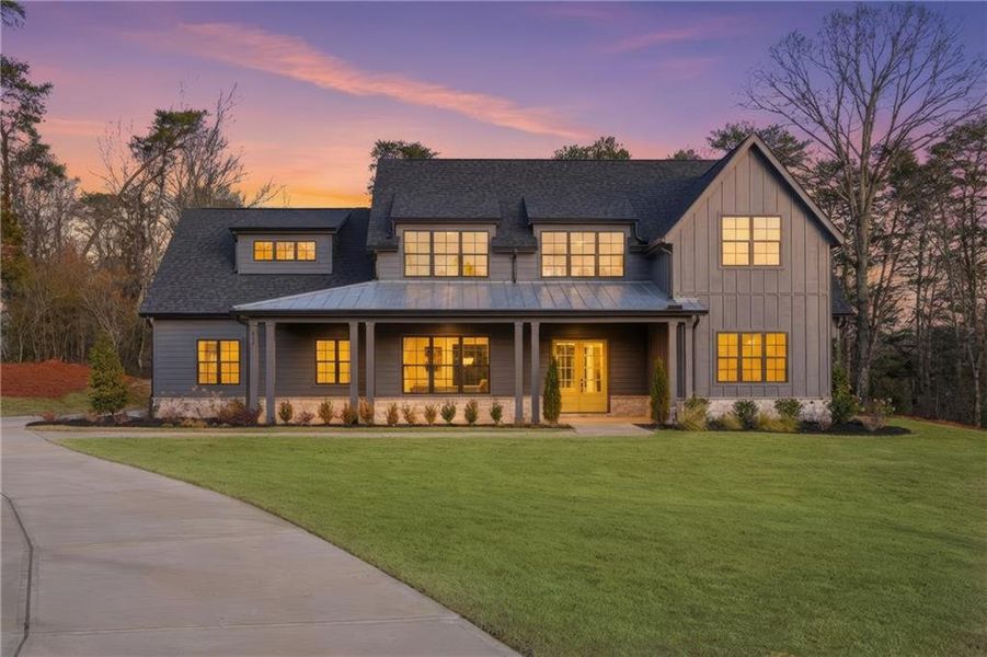 Front exterior of a new home in , Rydal, GA, highlighting curb appeal (Image 28).