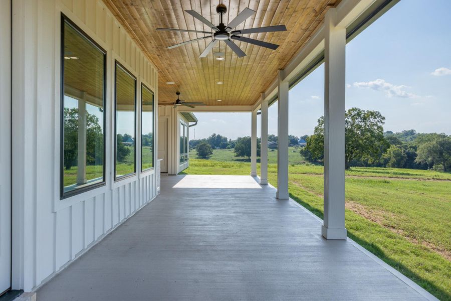 Exterior details and patio area of a home in , Chappell Hill (Image 29).
