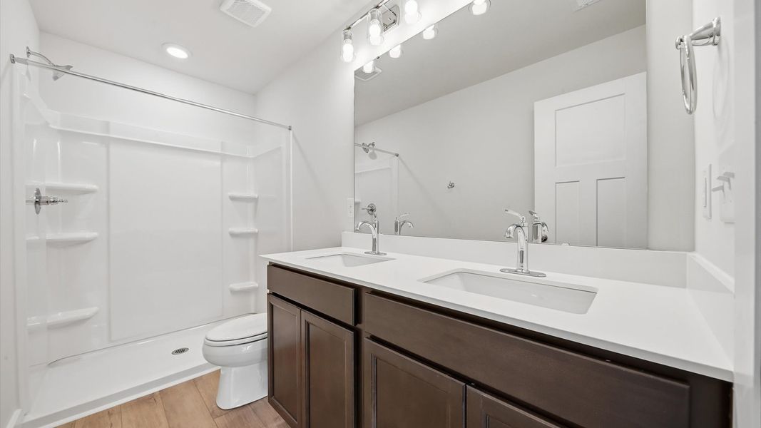 Furnished interior view inside a new home in Clarke Townes, Anderson (Image 28). Furnished interior view inside a new home in Clarke Townes, Anderson (Image 28).
