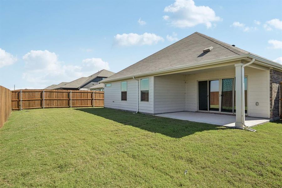 Exterior details and patio area of a home in River Ridge, Crandall (Image 24). Exterior details and patio area of a home in River Ridge, Crandall (Image 24).