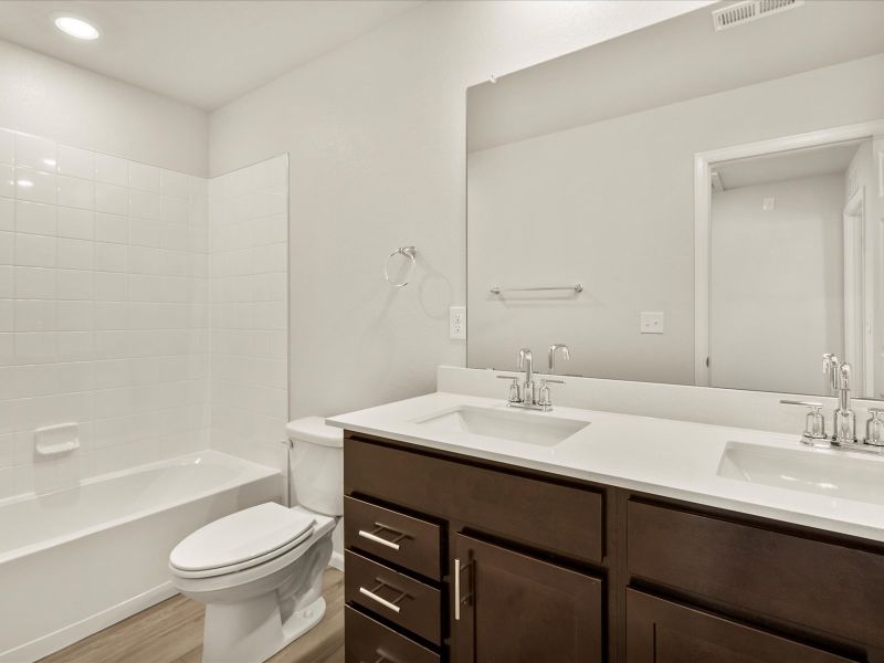 The Chatfield floorplan interior image taken at a Meritage Homes community in Colorado Springs, CO