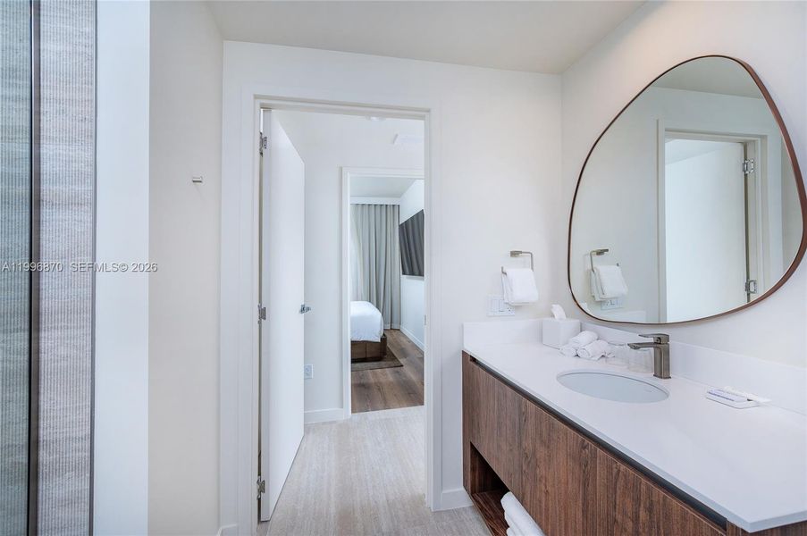 Furnished interior view inside a new home in Domus Brickell Park, Miami (Image 9).