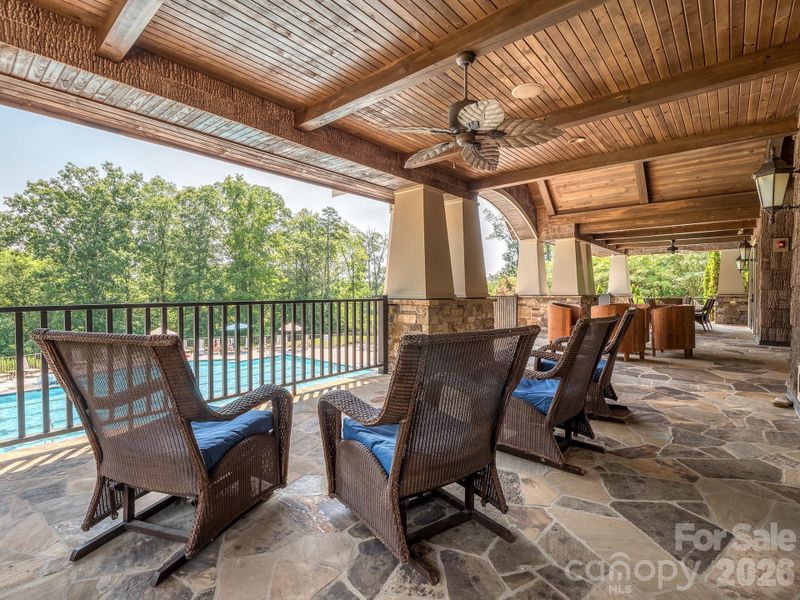 Exterior details and patio area of a home in , York (Image 4).
