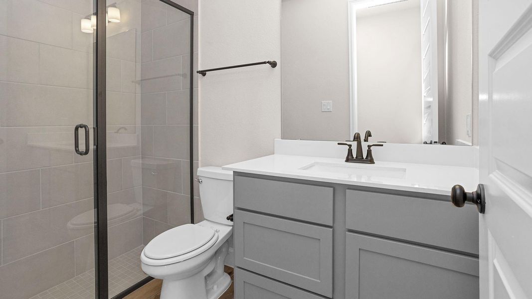 Furnished interior view inside a new home in Woodhavyn, Magnolia (Image 3).