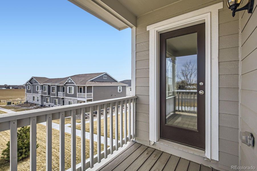 Exterior details and patio area of a home in Johnstown Village, Johnstown (Image 4).