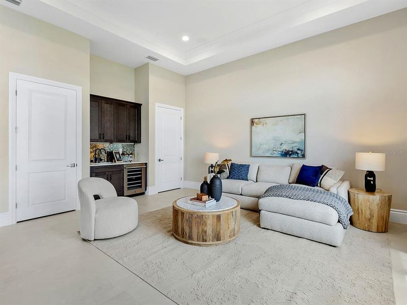 Furnished interior view inside a new home in , Sarasota (Image 18).