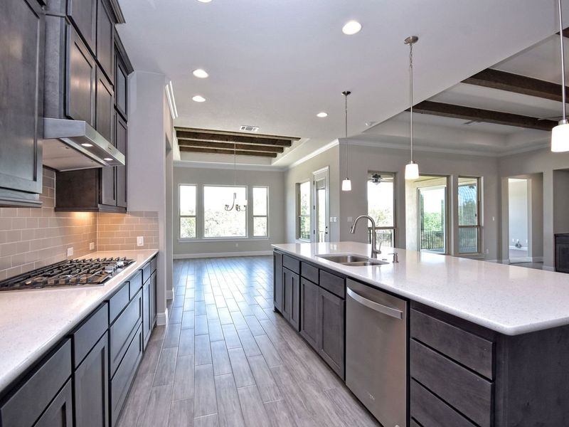 Representative furnished interior of a home built from the Catalina by Giddens Homes in Clearwater Ranch, Liberty Hill (Image 65).