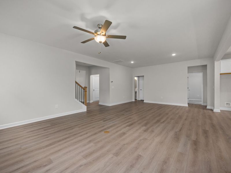 Representative unfurnished interior of a home built from the The Aspen by Davidson Homes LLC in Sage on North Main, Wake Forest (Image 23).