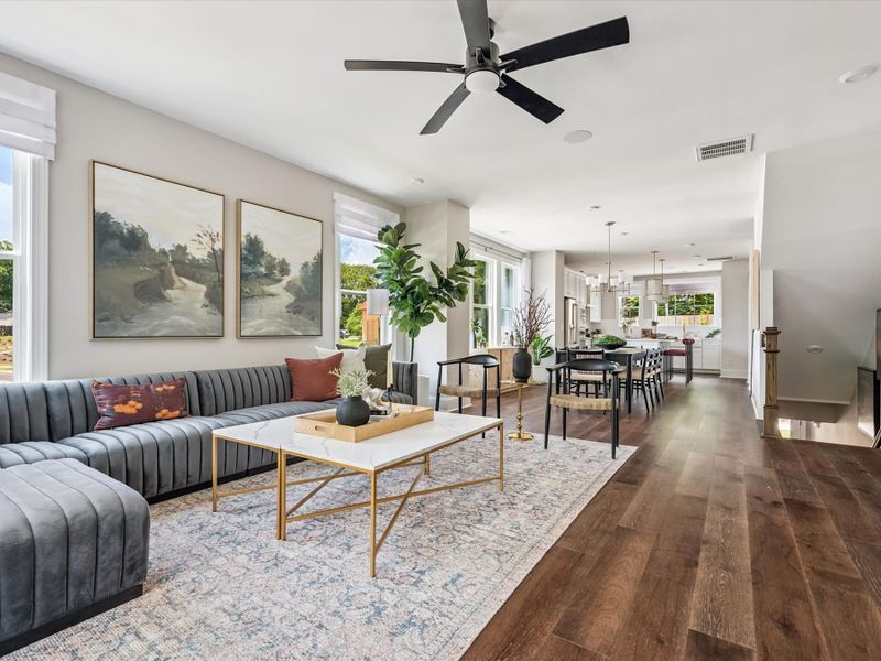 Representative furnished interior of a home built from the Price by Tri Pointe Homes in Old Town Village, Waxhaw (Image 22).