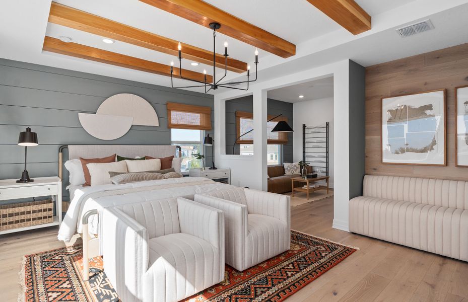 Representative furnished interior of a home built from the Roseland by Pulte Homes in Avera, Orlando (Image 9).