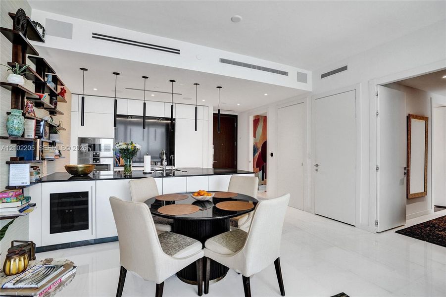 Furnished interior view inside a new home in , Miami (Image 31).