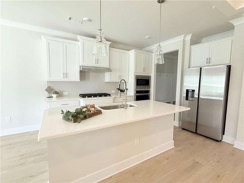 Furnished interior view inside a new home in Ponderosa Farms Estates, Gainesville (Image 12).