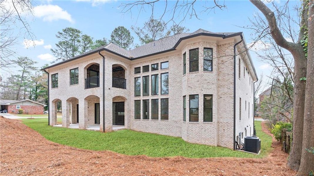 Exterior details and patio area of a home in , Brookhaven (Image 4). Exterior details and patio area of a home in , Brookhaven (Image 4).