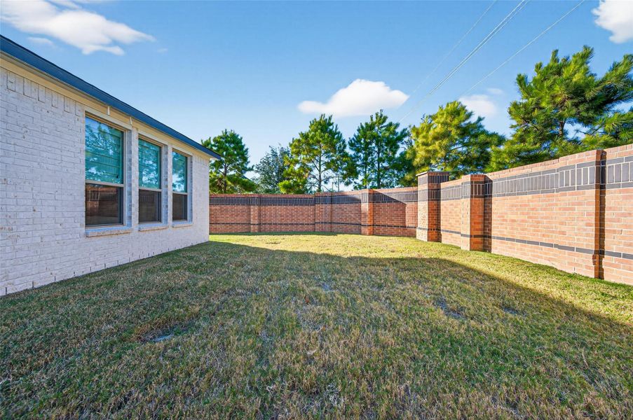 Exterior details and patio area of a home in Elyson - 40', Katy (Image 3). Exterior details and patio area of a home in Elyson - 40', Katy (Image 3).