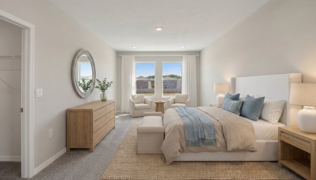 Furnished interior view inside a new home in Deerbrook, Land O' Lakes (Image 13).