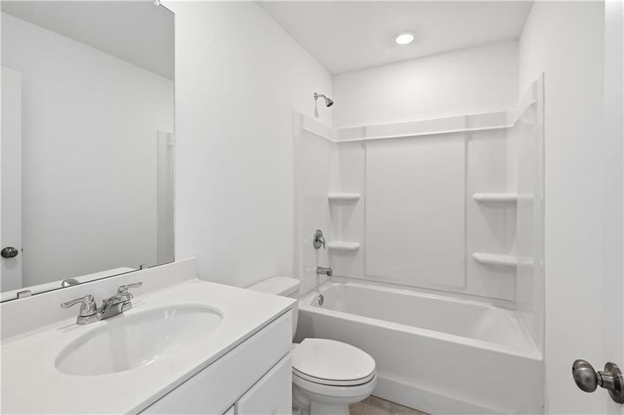 Furnished interior view inside a new home in Rosewood Farm, Lawrenceville (Image 9).
