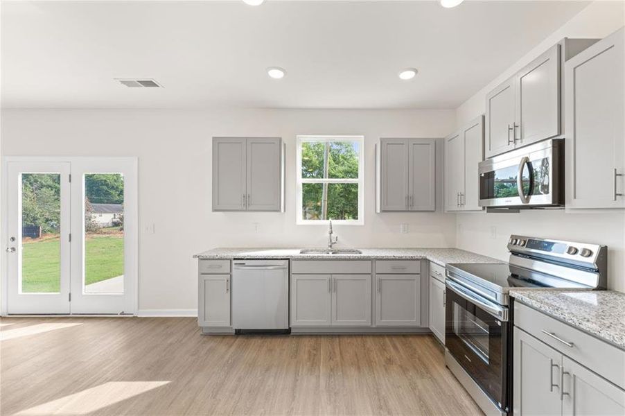 Furnished interior view inside a new home in Oakhill Estates, Adairsville (Image 7).