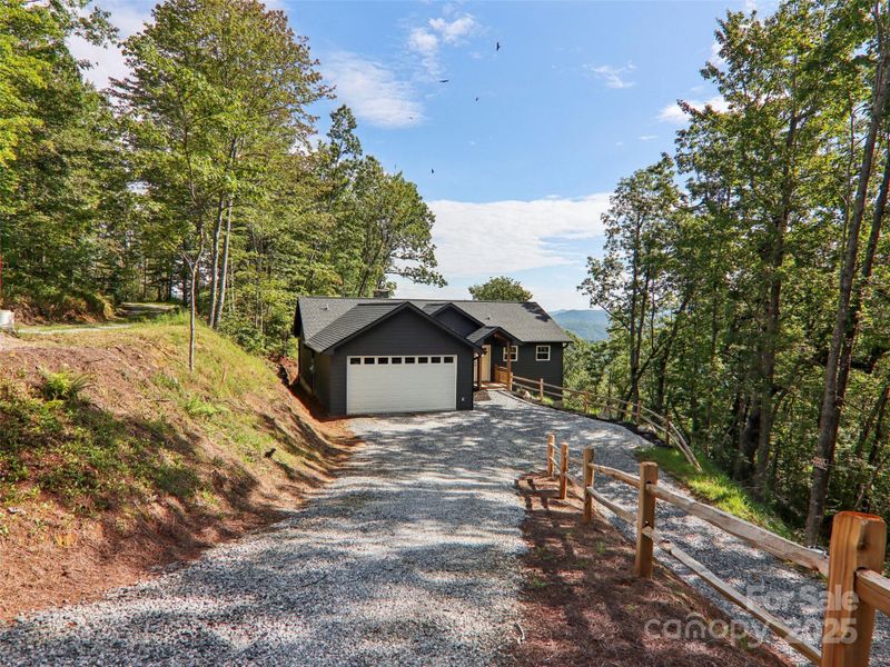 Front exterior of a new home in , Brevard, NC, highlighting curb appeal (Image 23). Front exterior of a new home in , Brevard, NC, highlighting curb appeal (Image 23).