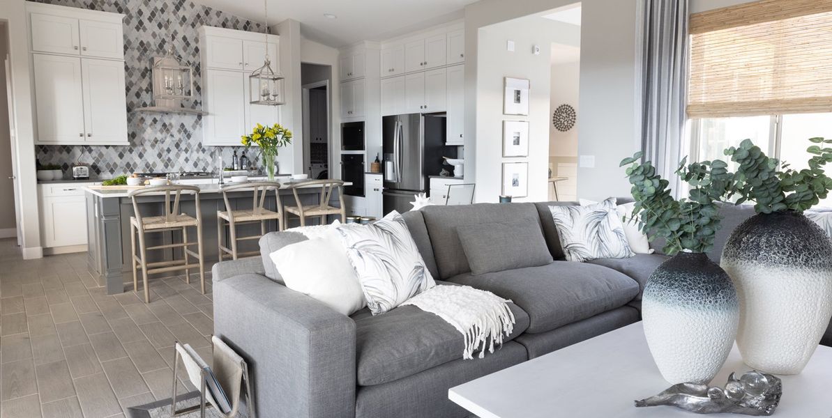 Furnished interior view inside a new home in Overlook at The Dells, Prescott (Image 7).