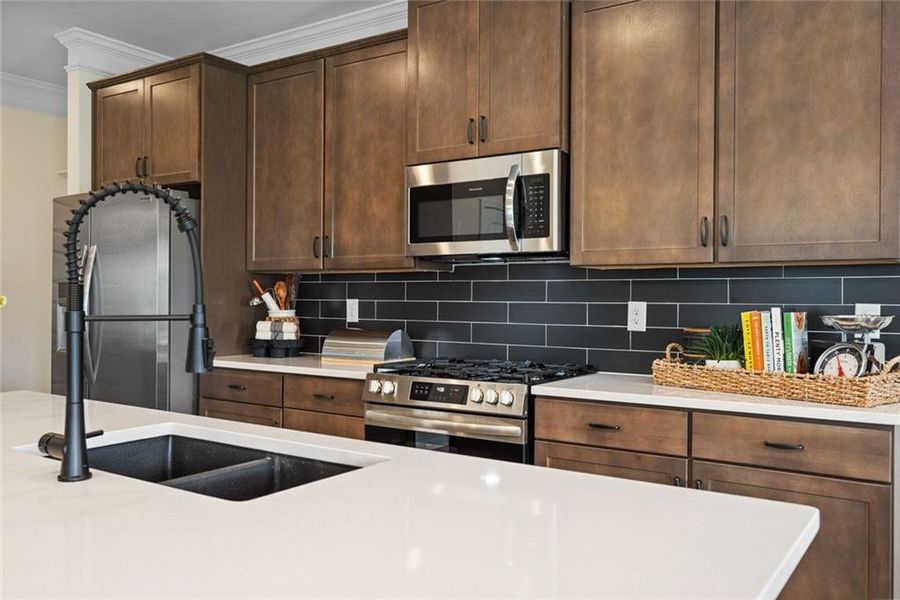 Furnished interior view inside a new home in Glen at Cave Springs, Douglasville (Image 12).