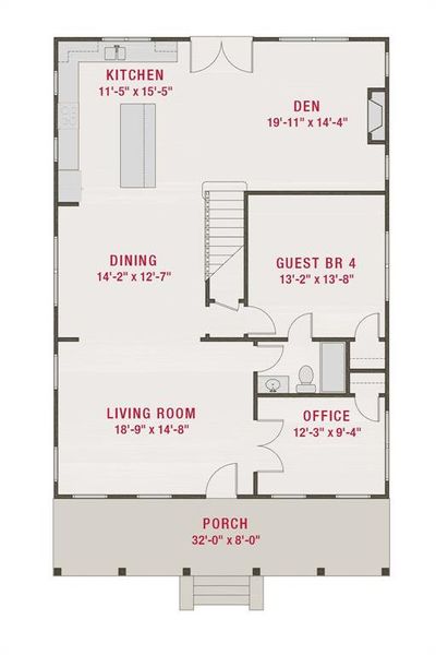 First floor layout