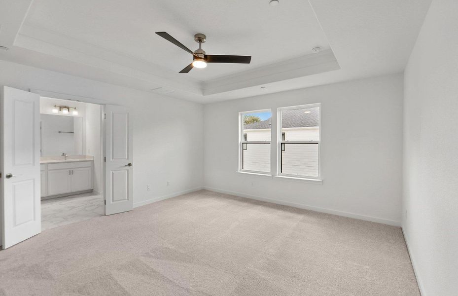 Spacious, unfurnished interior of a new home in Monarch on Main, Round Rock (Image 19). Spacious, unfurnished interior of a new home in Monarch on Main, Round Rock (Image 19).
