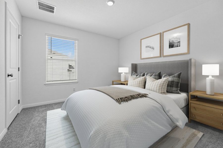 Furnished interior view inside a new home in Sunfield, Buda (Image 12).