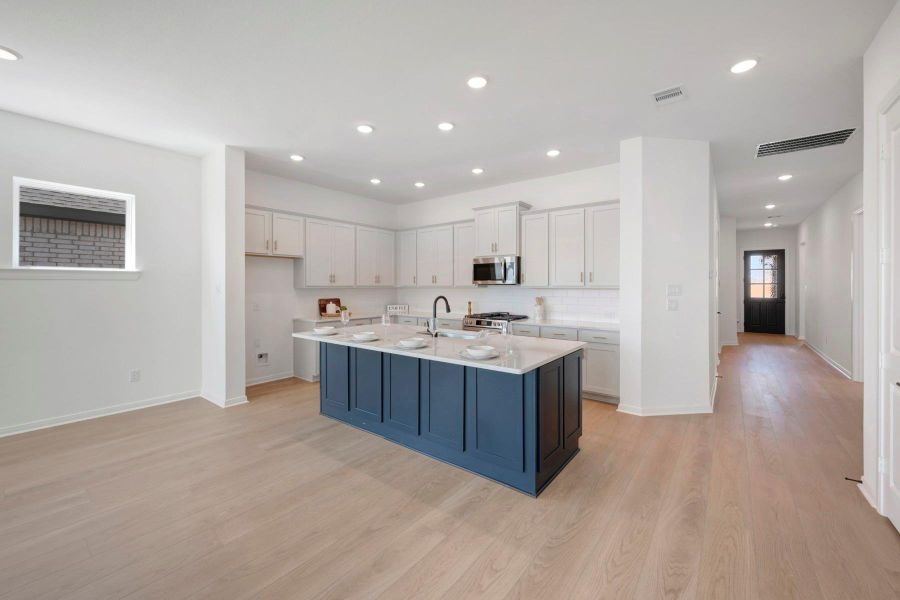 Furnished interior view inside a new home in Jordan Ranch - Terrace Collection, Fulshear (Image 5).