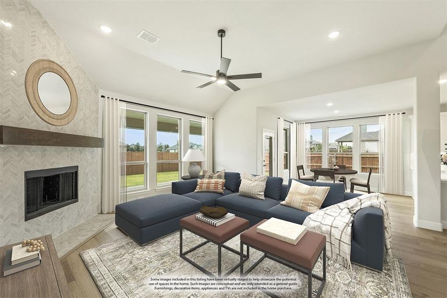 Furnished interior view inside a new home in The Oasis at North Grove 75-80, Waxahachie (Image 11). Furnished interior view inside a new home in The Oasis at North Grove 75-80, Waxahachie (Image 11).