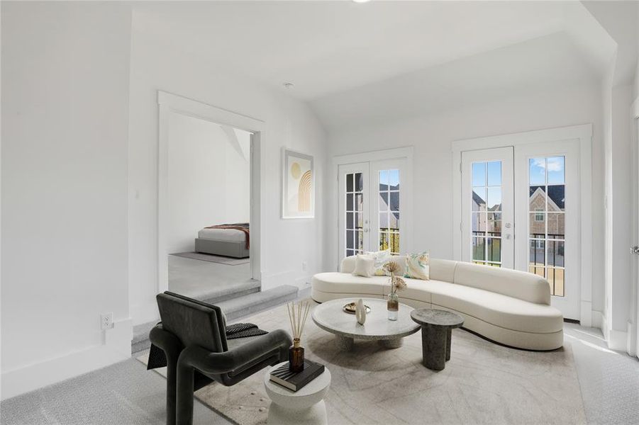 Furnished interior view inside a new home in Silverleaf Estates in Frisco, Frisco (Image 6).