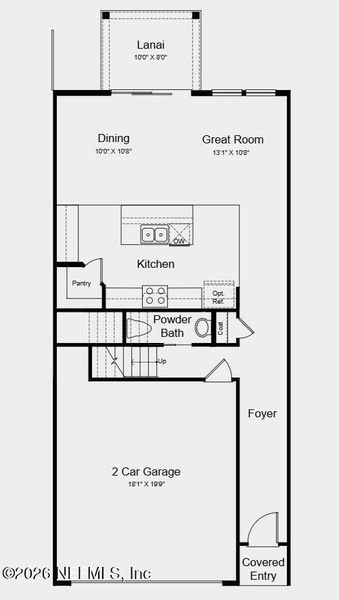 2D floor plan layout of this home in , St. Augustine, FL (Image 3).