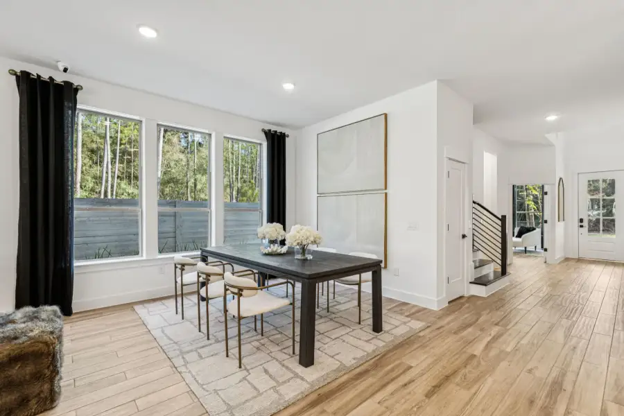 Representative furnished interior of a home built from the Iredell by Pulte Homes in Spring Branch Preserve, Montgomery (Image 5).