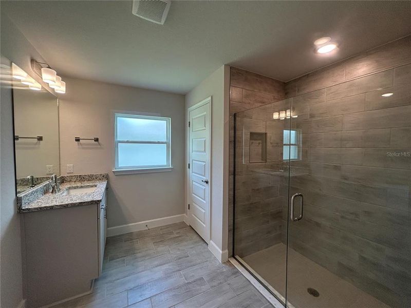 5' Tiled Walk In Shower 5' Tiled Walk In Shower