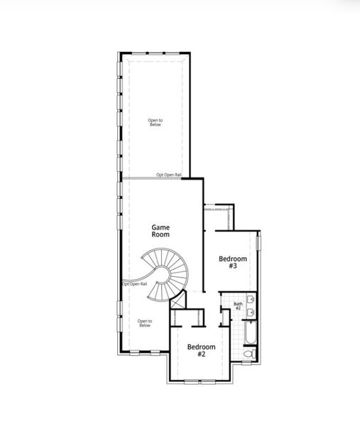 2D floor plan layout for the Livingston by Highland Homes in Prominence, San Antonio, TX (Image 2). 2D floor plan layout for the Livingston by Highland Homes in Prominence, San Antonio, TX (Image 2).